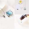constantlife Crystal Heart Shape Cremation Jewelry Memorial ...