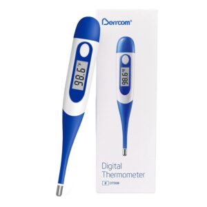 Berrcom Digital Thermometer for Adults, Oral and Underarm Th...
