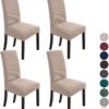 NORTHERN BROTHERS Dining Chair Covers Seat Parson Chair Slip...