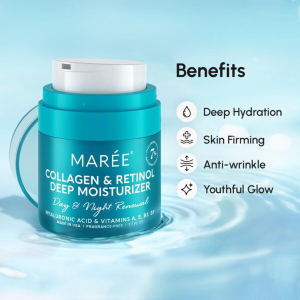 MAREE Face Moisturizer Retinol Cream for Face - Wrinkle Crea...