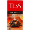 [2 PACK] Black tea TESS With orange peel FLAVOUR Beverages G...
