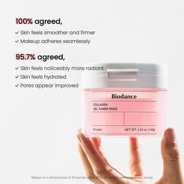Biodance Collagen Gel Toner Pads, Pore Minimizer for Face, I...