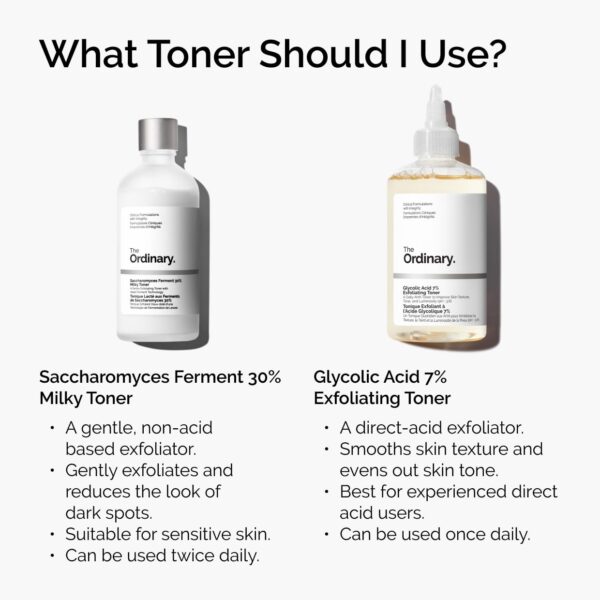 The Ordinary Glycolic Acid 7% Exfoliating Toner, Brightening...