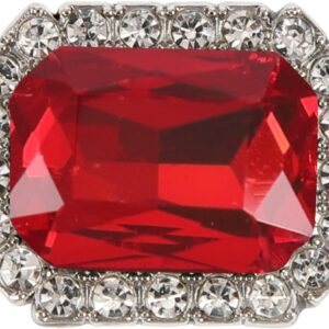 Rectangle Crystal Rhinestone Gems, 16 Assorted Colors, for D...