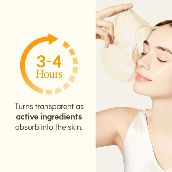 THE FACE SHOP Vita-Toning Vegan Collagen Face Mask, Korean G...