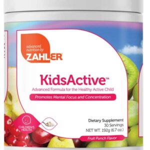 Zahler KidsActive, Kids Concentration Formula Powder, All Na...