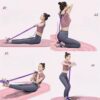 21 Fitness Resistance Bands-4 Tube Pedal Ankle Puller - 2023...