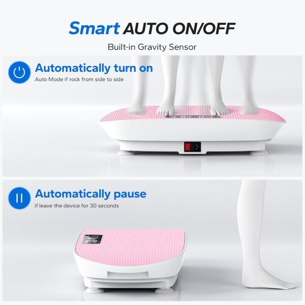 MERACH Vibration Plate Exercise Machine, Whole Body Workout ...