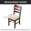 Genina Waterproof Seat Covers for Dining Room Chairs Covers ...