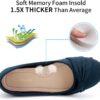 MaxMuxun Women's Flats Shoes Faux Suede Round Toe Ballet Dre...