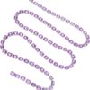 Rhinestone Trim Chain 8x10mm Light Purple Rectangle Decor Ac...