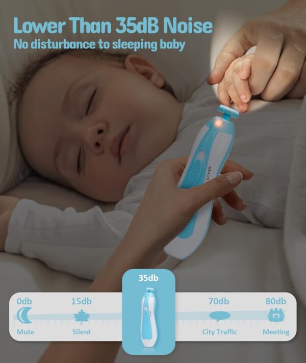 Baby Healthcare and Grooming Kit, Electric Safety Nail Trimm...