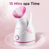 Amconsure Facial Steamer - Nano Ionic Face Steamer Warm Mist...