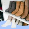 SUPERFINDINGS 3 Pairs Plastic Shoes Support Bracket 7x3 Shoe...