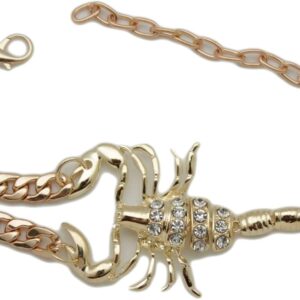 TFJ Women Boot Bracelet Western Fashion Jewelry Gold Metal C...