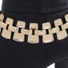 Women Fashion Jewelry Boot Bracelet Mesh Metal Chain Links H...