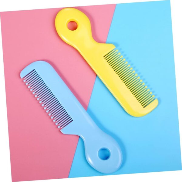 4Pcs Newborn Hair Comb Baby Comb Round Teeth Combs Wide Toot...