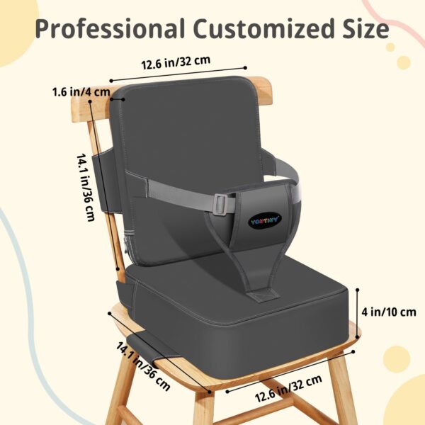Toddler Booster Seat for Kitchen Chair, 2-in-1 Dining Table ...