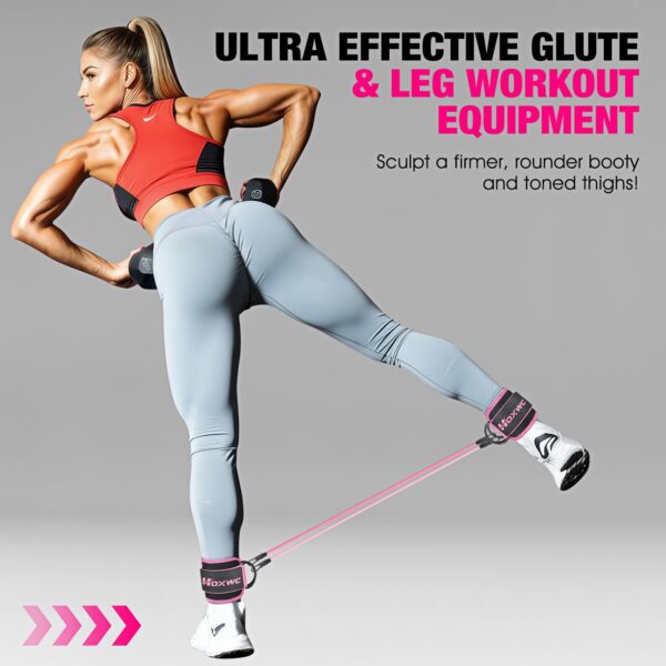 Ankle Resistance Bands with Cuffs, Ankle Bands for Working O...