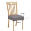 Easy-Going 100% Waterproof Seat Covers for Dining Room Chair...