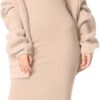 Enza Costa Women's Stretch Silk Rib Tank Midi Dress