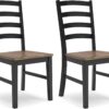 Signature Design by Ashley Wildenauer Rustic Armless Dining ...