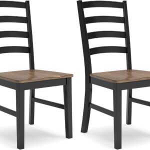 Signature Design by Ashley Wildenauer Rustic Armless Dining ...
