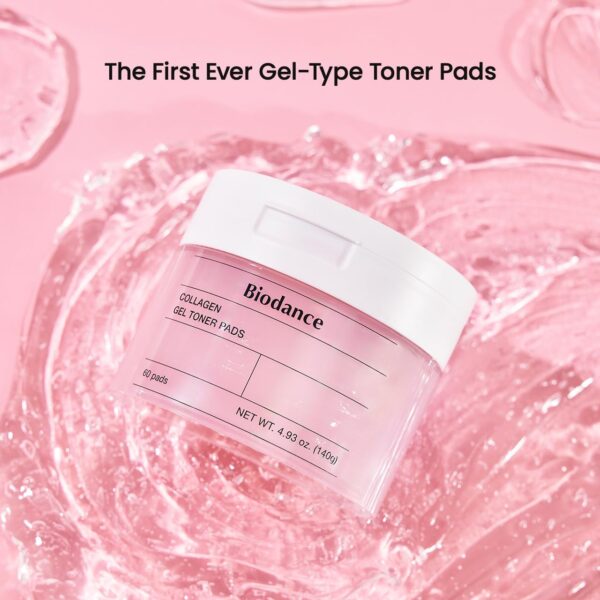 Biodance Collagen Gel Toner Pads, Pore Minimizer for Face, I...
