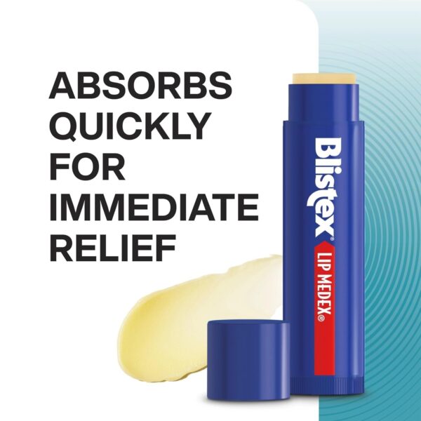 Blistex Lip Medex Stick, 3 Count, 0.15 oz Each, Advanced Hyd...