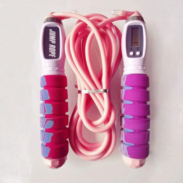 Workout Jump Rope with Counting,9.85ft Adjustable Skipping R...