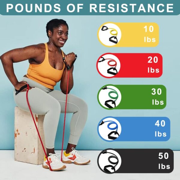 Resistance Bands with Handles, Single Resistance Bands, Exer...