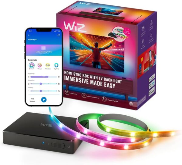 WiZ HDMI Sync Box with TV Backlight – Syncs Light to Your Mo...