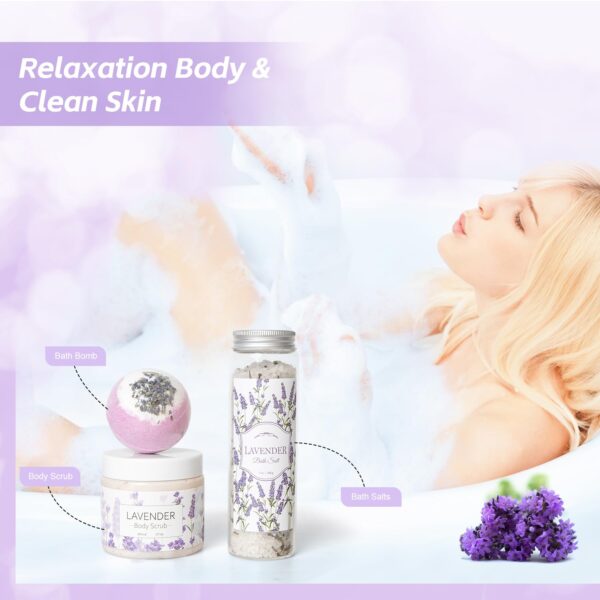 Lavender Spa Gifts Set, 11 Pcs Bath Gift Set for Women, Rela...