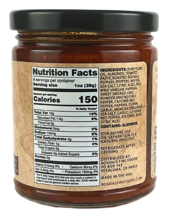 Spicy Romesco Dip, Spread, Sauce - Small-Batch with Almonds,...