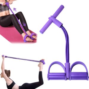 21 Fitness Resistance Bands-4 Tube Pedal Ankle Puller, 2025 ...