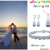 LMXXVJ Women Jewelry Set Platinum Plated Necklace Open Ring ...