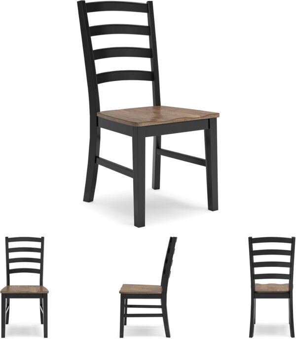 Signature Design by Ashley Wildenauer Rustic Armless Dining ...