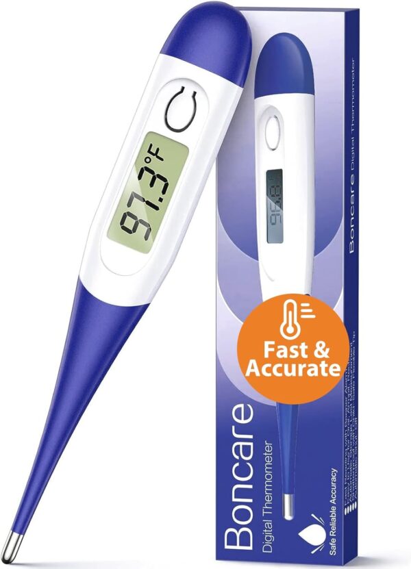 Boncare 10 Seconds Digital Thermometer for Adults and Kids -...