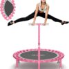 Foldable Mini Trampoline, 40" Rebounder Trampoline for Adult...