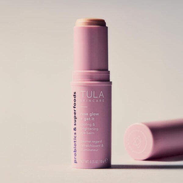 TULA Skin Care Eye Balm Rose Glow - Dark Circle Treatment, I...