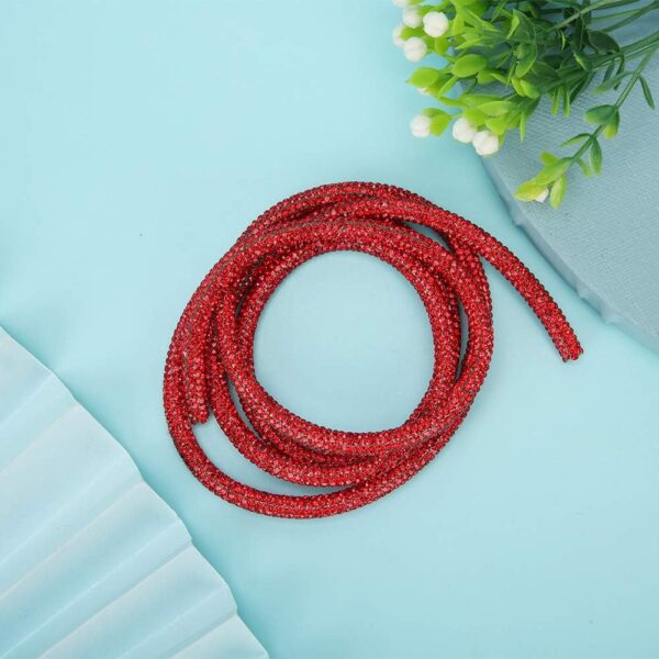 Rhinestones Rope, Crystal Chain Jewelry Crafts DIY Sewing We...