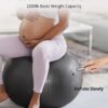 Trideer Extra Thick Yoga Ball Exercise Ball, 5 Sizes Gym Bal...
