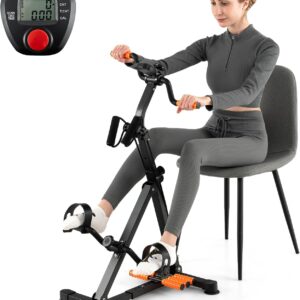 Pedal Exerciser Bike for Seniors, Hand Arm Leg Knee Physical...