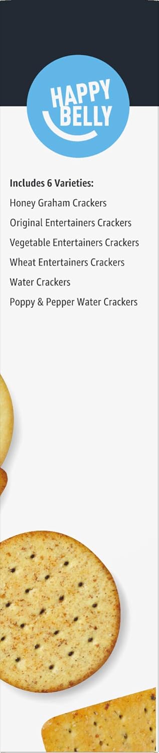 Amazon Brand - Happy Belly Entertainment Crackers, Assorted ...