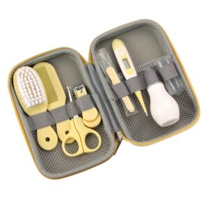 ZELINYE Baby Grooming Kit, 8 in 1 Baby Hair Brush/Nail Clipp...