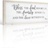 Bless The Food Before Us Home Decor Wall Sign For Family Kit...