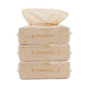 Nature Colored Cotton Dry Baby Wipe For Sensitive Skin - Cas...