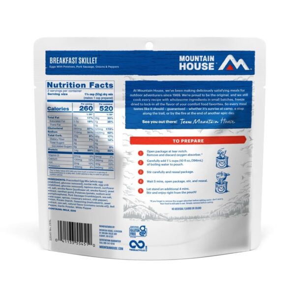 Mountain House Breakfast Skillet | Freeze Dried Backpacking ...