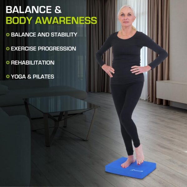 ProsourceFit Exercise Balance Pad – Non-Slip Cushioned Foam ...