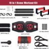 Home Gym Exercise Equipment - Portable Workout System 17 Fit...